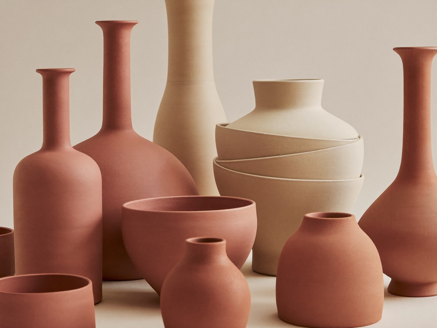 Handmade ceramic bowls